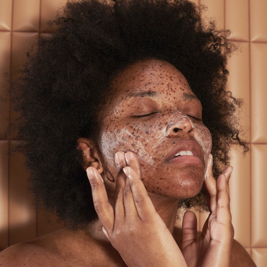 Exfoliating cleanser