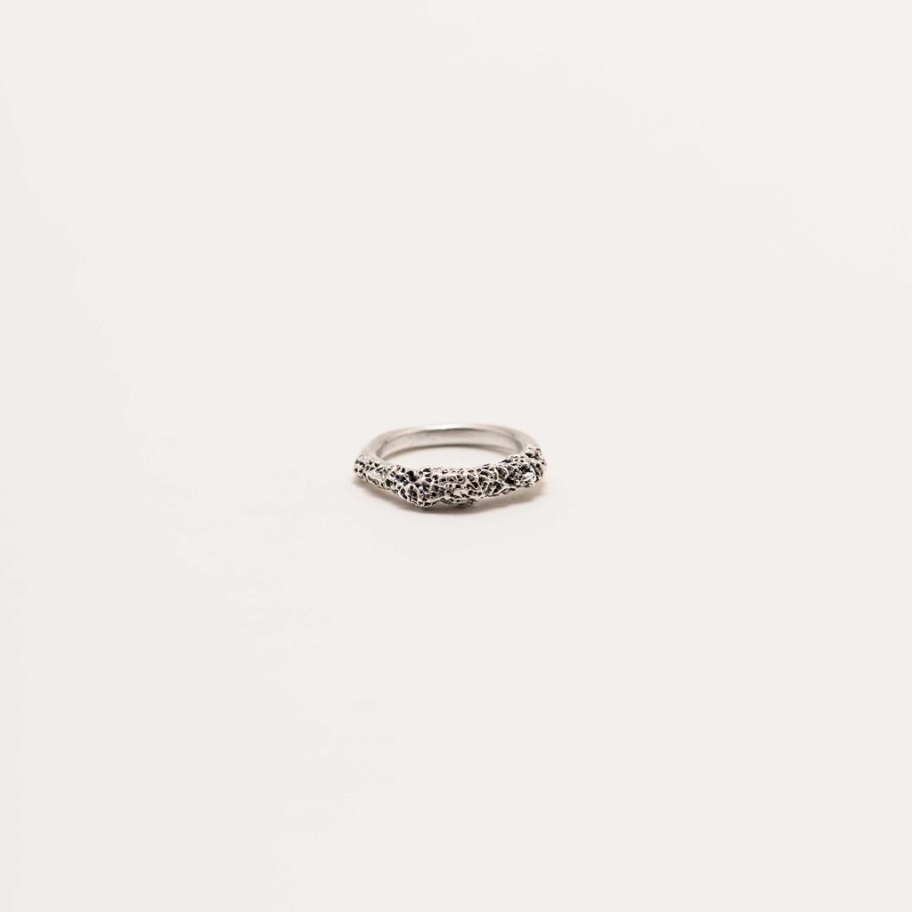 Corallo silver ring