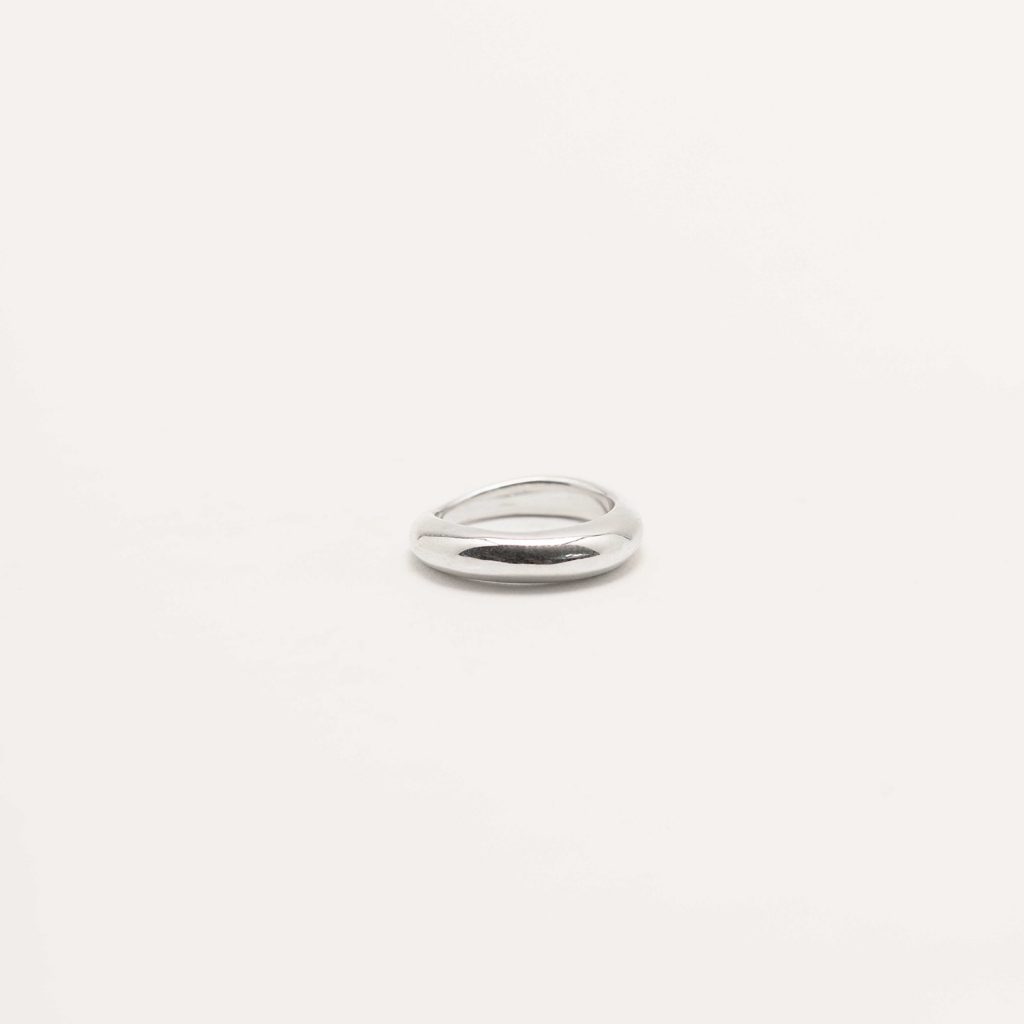 Irregular silver ring