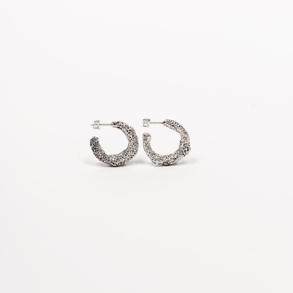Corallo silver earrings