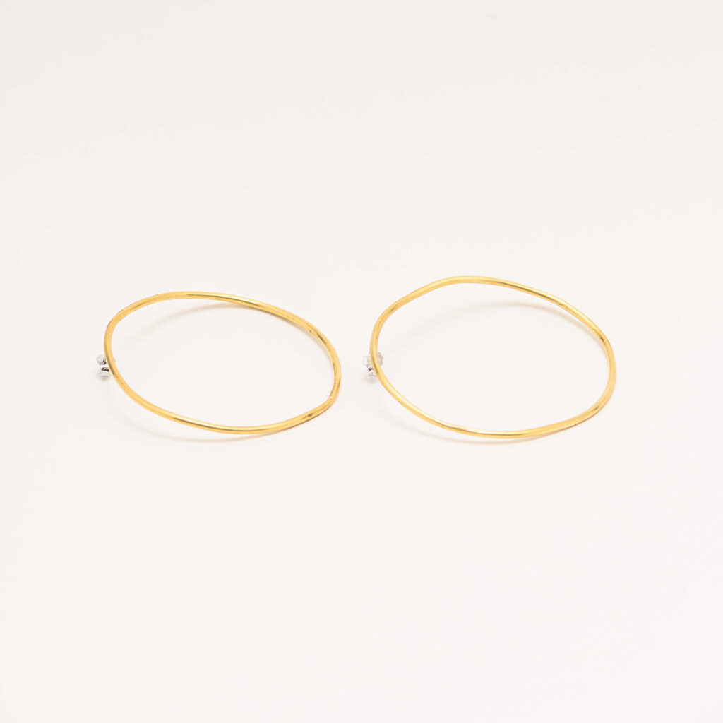Sformati brass earrings