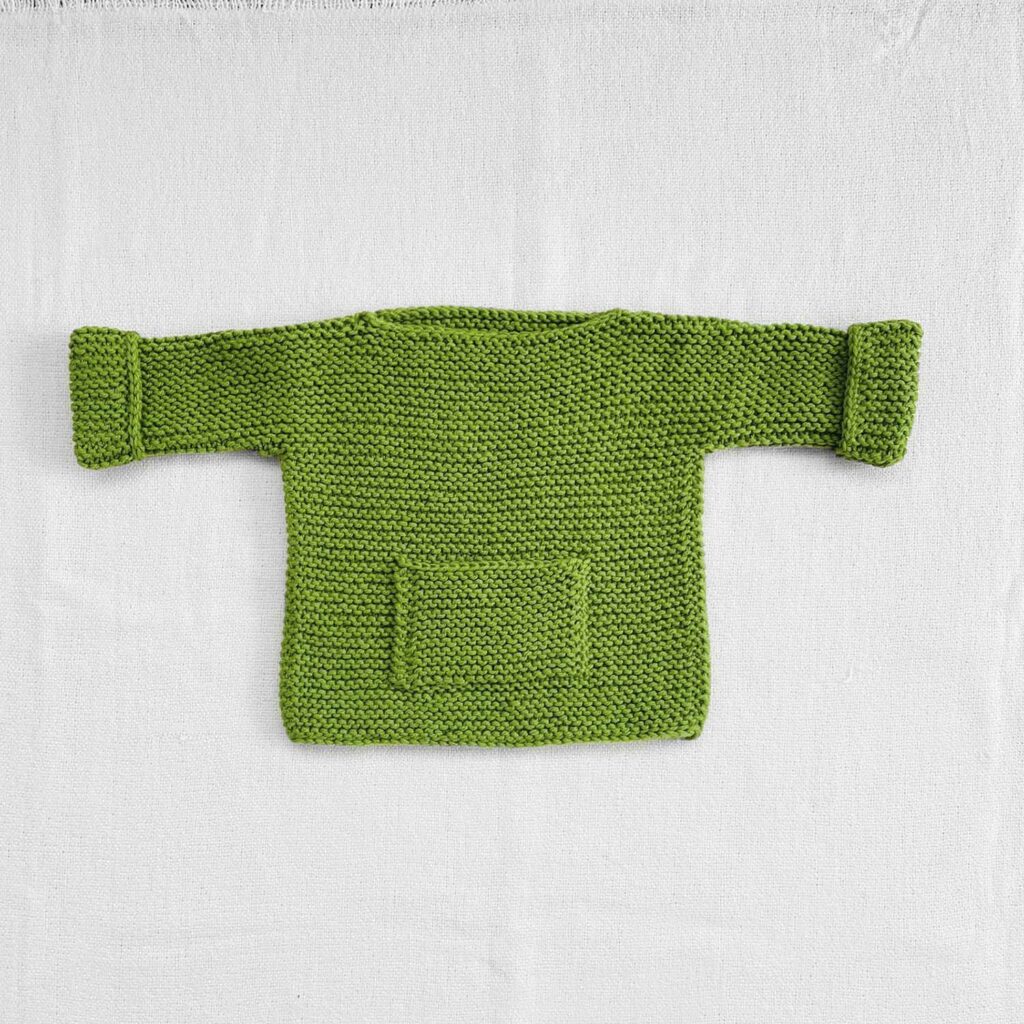 Pullover green peas