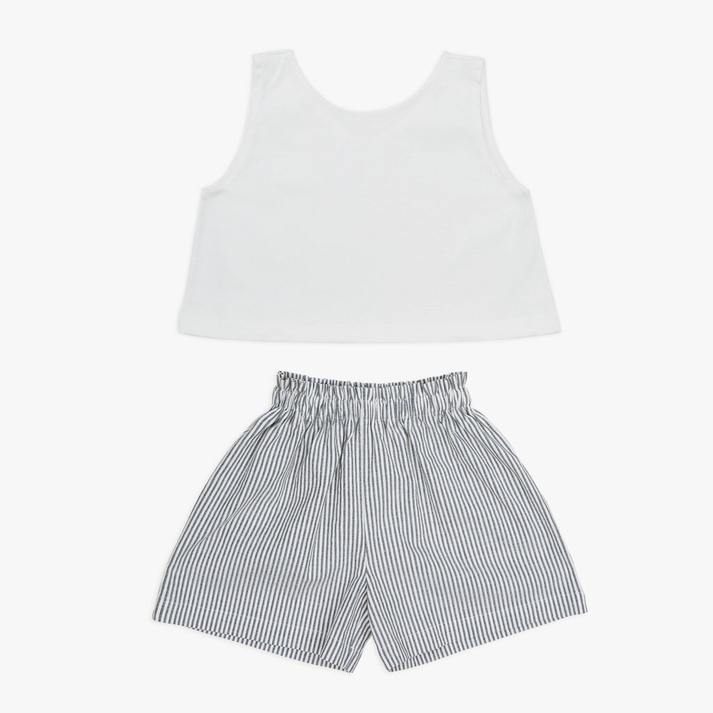 Annie Jeans striped shorts and Chiara top